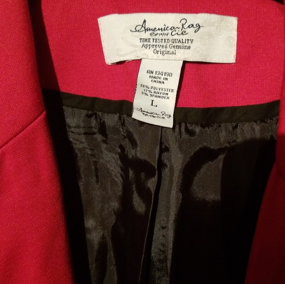 American Rag Red Blazer - Picture 4 of 5